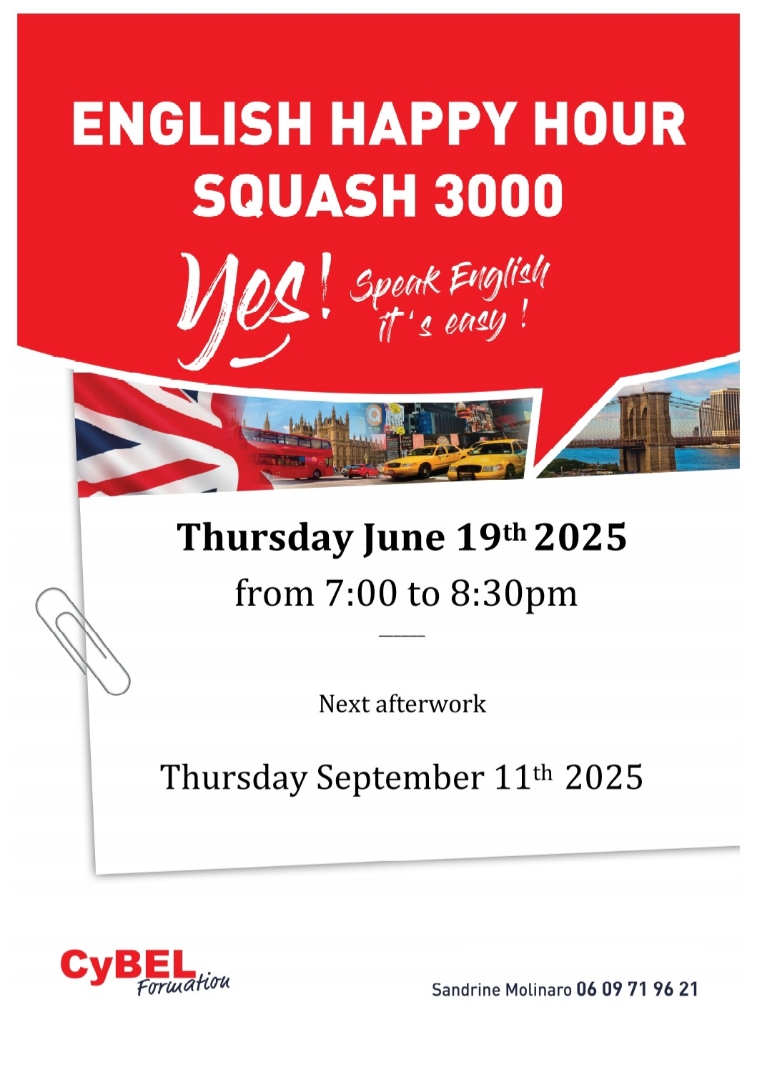 CYBEL SQUASH 3000 AFTERWORK June 2025 CYBEL SQUASH 3000 AFTERWORK June 2025