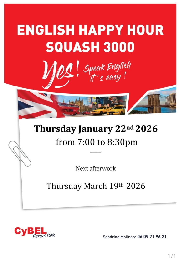 CYBEL SQUASH 3000 AFTERWORK December 2025